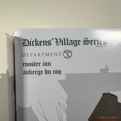 LOT 185U: Department 56 Dickens Village Series - The Partridge & Pear, Rooster Inn & Olde Pearly’s Toby Jugs