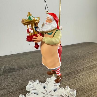 LOT 201M: Hallmark Keepsake Ornaments - Flight of Fancy, Jolly Old St. Nick, By Santa's Light, Father Christmas, Toymaker Santas...