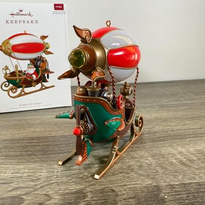 LOT 201M: Hallmark Keepsake Ornaments - Flight of Fancy, Jolly Old St. Nick, By Santa's Light, Father Christmas, Toymaker Santas...