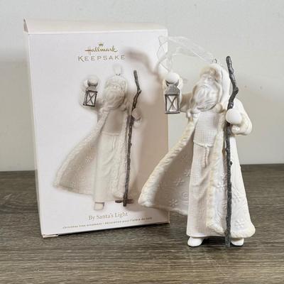 LOT 201M: Hallmark Keepsake Ornaments - Flight of Fancy, Jolly Old St. Nick, By Santa's Light, Father Christmas, Toymaker Santas...