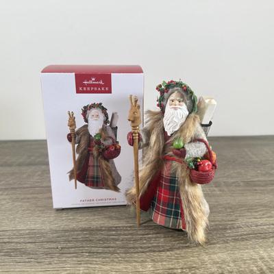 LOT 201M: Hallmark Keepsake Ornaments - Flight of Fancy, Jolly Old St. Nick, By Santa's Light, Father Christmas, Toymaker Santas...