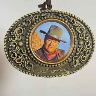 LOT 203M: John Wayne Ornaments - Bradford Exchange Legend of John Wayne Ornament Collection "American Legend" A0500 and...