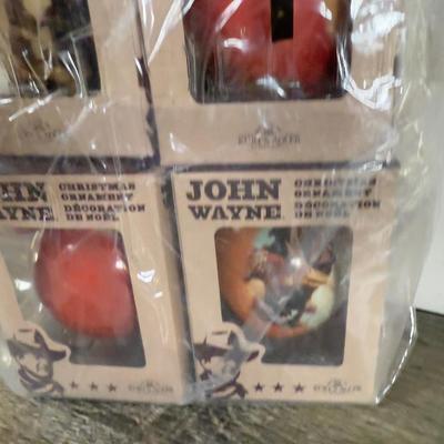 LOT 203M: John Wayne Ornaments - Bradford Exchange Legend of John Wayne Ornament Collection "American Legend" A0500 and...