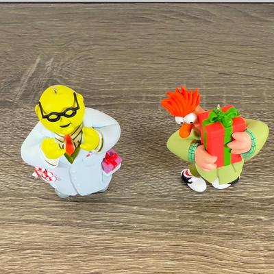 LOT 204M: Jim Henson Hallmark Keepsake Ornaments - Sesame Street & Muppets - Elmo, Cookie Monster, Kermit, Dr. Bunsen Honeydew and...