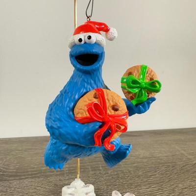 LOT 204M: Jim Henson Hallmark Keepsake Ornaments - Sesame Street & Muppets - Elmo, Cookie Monster, Kermit, Dr. Bunsen Honeydew and...