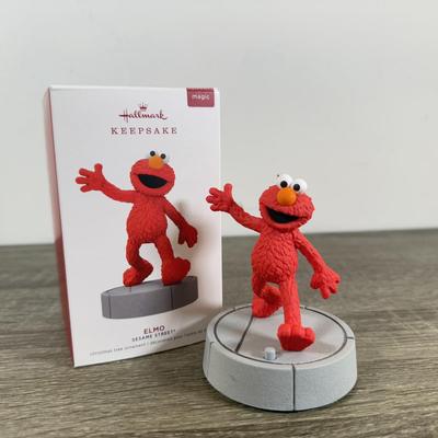 LOT 204M: Jim Henson Hallmark Keepsake Ornaments - Sesame Street & Muppets - Elmo, Cookie Monster, Kermit, Dr. Bunsen Honeydew and...