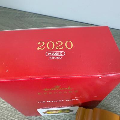 LOT 204M: Jim Henson Hallmark Keepsake Ornaments - Sesame Street & Muppets - Elmo, Cookie Monster, Kermit, Dr. Bunsen Honeydew and...