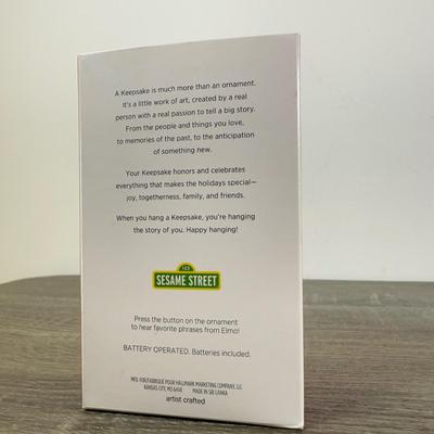 LOT 204M: Jim Henson Hallmark Keepsake Ornaments - Sesame Street & Muppets - Elmo, Cookie Monster, Kermit, Dr. Bunsen Honeydew and...