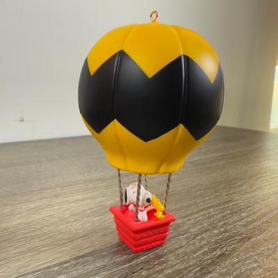 LOT 206M: Peanuts Hallmark Keepsake Ornaments - Mini Baker Charlie Brown, Baker Snoopy, 70 Year Anniversary, Windward Woodstock & More