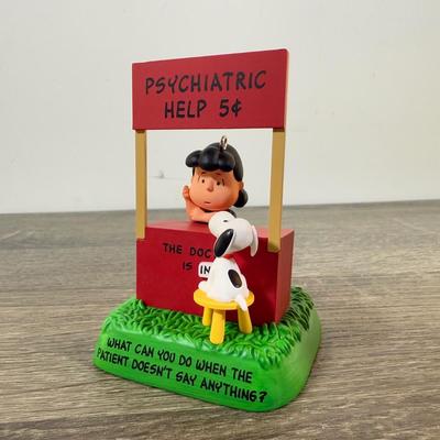 LOT 206M: Peanuts Hallmark Keepsake Ornaments - Mini Baker Charlie Brown, Baker Snoopy, 70 Year Anniversary, Windward Woodstock & More