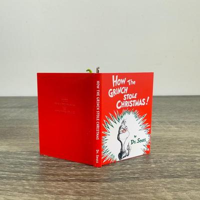 LOT 207M: Dr. Seuss' The Grinch Hallmark Ornaments in Boxes - Record Player, Peekbuster & More