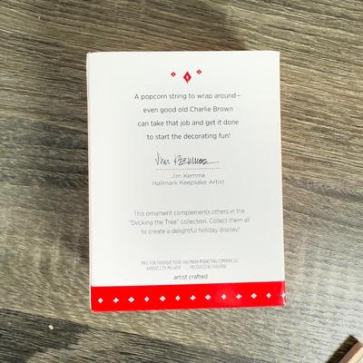 LOT 208M: Peanuts Christmas Decor - Department 56 "The Perfect Tree" & Hallmark Keepsake Ornaments