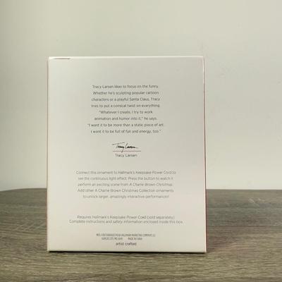 LOT 208M: Peanuts Christmas Decor - Department 56 "The Perfect Tree" & Hallmark Keepsake Ornaments