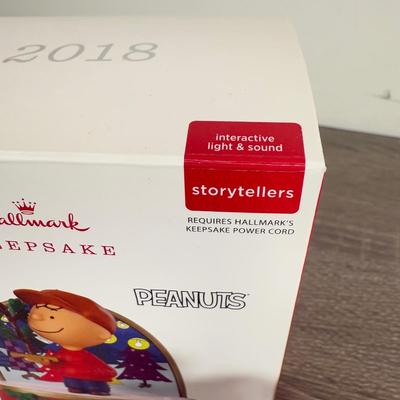 LOT 208M: Peanuts Christmas Decor - Department 56 "The Perfect Tree" & Hallmark Keepsake Ornaments