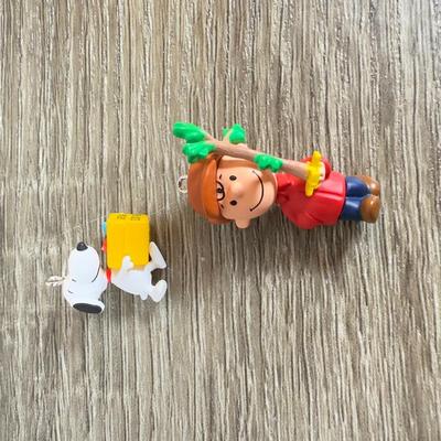 LOT 208M: Peanuts Christmas Decor - Department 56 "The Perfect Tree" & Hallmark Keepsake Ornaments