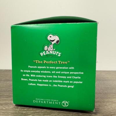 LOT 208M: Peanuts Christmas Decor - Department 56 "The Perfect Tree" & Hallmark Keepsake Ornaments