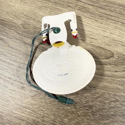 LOT 210M: Hallmark Keepsake Power Cords & Ornaments - Wizard of Oz, Star Trek, Superman & Member Exclusive Snowflake