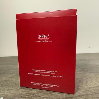 LOT 211M: Star Wars Darth Vader Action Figure & Hallmark Keepsake Ornaments w/ Boxes - Yoda, The Child, Obi-Wan & Drink Serving...