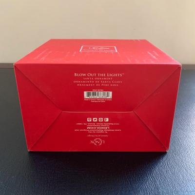 LOT 223 M: Lenox Collection: Electric Blow Out The Lights Santa, Cardinal, & The Grinch Ornaments