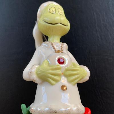LOT 223 M: Lenox Collection: Electric Blow Out The Lights Santa, Cardinal, & The Grinch Ornaments