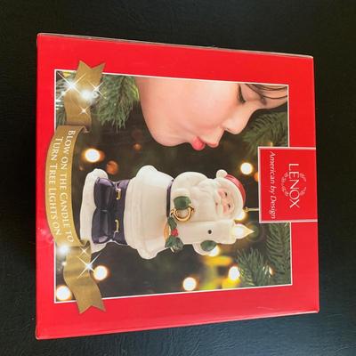 LOT 223 M: Lenox Collection: Electric Blow Out The Lights Santa, Cardinal, & The Grinch Ornaments