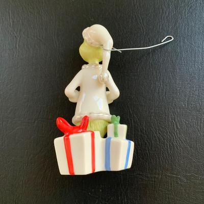 LOT 223 M: Lenox Collection: Electric Blow Out The Lights Santa, Cardinal, & The Grinch Ornaments