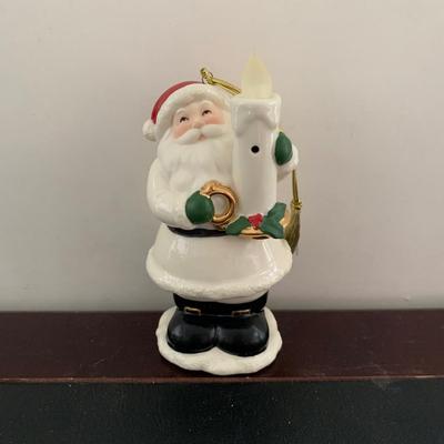 LOT 223 M: Lenox Collection: Electric Blow Out The Lights Santa, Cardinal, & The Grinch Ornaments