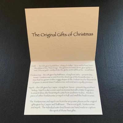 LOT 224 M: 3 Kings Collection Simonetti Fonttanini Resin Figures, Three Kings Gifts Ornaments, The Gifts Of Christmas Display Boxes,...