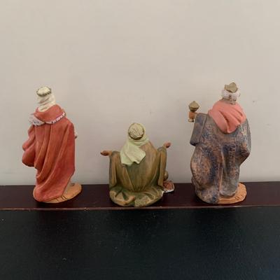 LOT 224 M: 3 Kings Collection Simonetti Fonttanini Resin Figures, Three Kings Gifts Ornaments, The Gifts Of Christmas Display Boxes,...