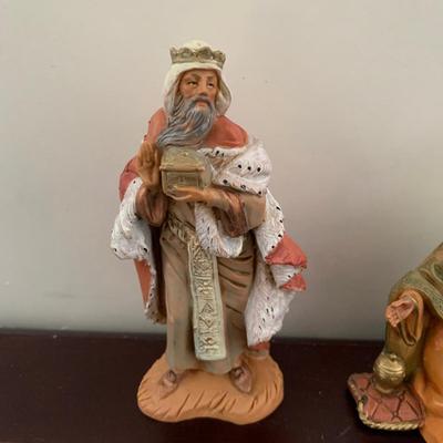 LOT 224 M: 3 Kings Collection Simonetti Fonttanini Resin Figures, Three Kings Gifts Ornaments, The Gifts Of Christmas Display Boxes,...