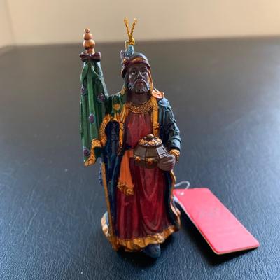 LOT 224 M: 3 Kings Collection Simonetti Fonttanini Resin Figures, Three Kings Gifts Ornaments, The Gifts Of Christmas Display Boxes,...