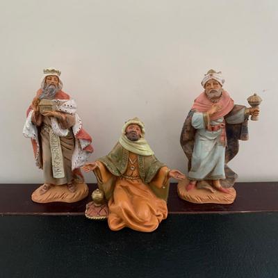 LOT 224 M: 3 Kings Collection Simonetti Fonttanini Resin Figures, Three Kings Gifts Ornaments, The Gifts Of Christmas Display Boxes,...