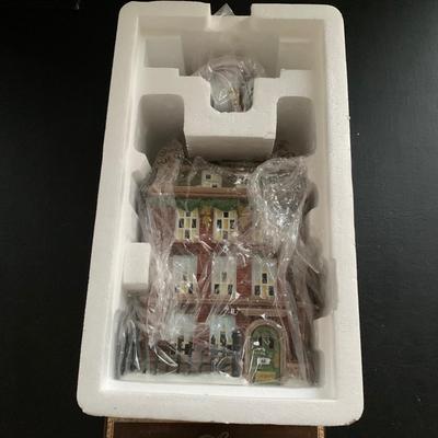 LOT 227 M: Department 56 Dickens Village Series "48 Doughty St. Home Of Charles Dickens" & "Sir John Falstaff Inn"