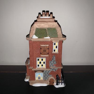 LOT 227 M: Department 56 Dickens Village Series "48 Doughty St. Home Of Charles Dickens" & "Sir John Falstaff Inn"