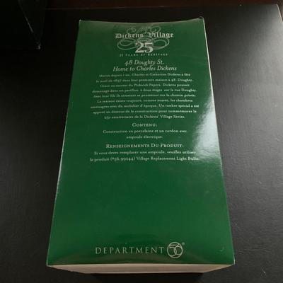 LOT 227 M: Department 56 Dickens Village Series "48 Doughty St. Home Of Charles Dickens" & "Sir John Falstaff Inn"