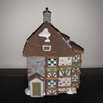 LOT 227 M: Department 56 Dickens Village Series "48 Doughty St. Home Of Charles Dickens" & "Sir John Falstaff Inn"