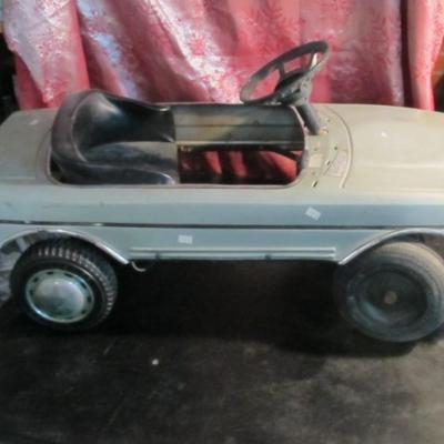 Retro Vintage Mercedes Benz 500 Sec Convertible Kids Toy Electric Car