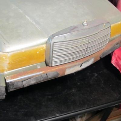 Retro Vintage Mercedes Benz 500 Sec Convertible Kids Toy Electric Car