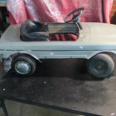 Retro Vintage Mercedes Benz 500 Sec Convertible Kids Toy Electric Car