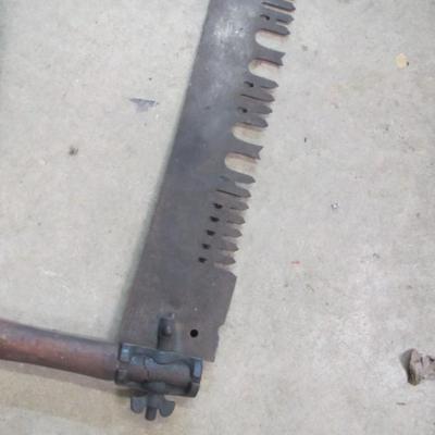 6 Foot Antique Crosscut Saw Tool Long Blade