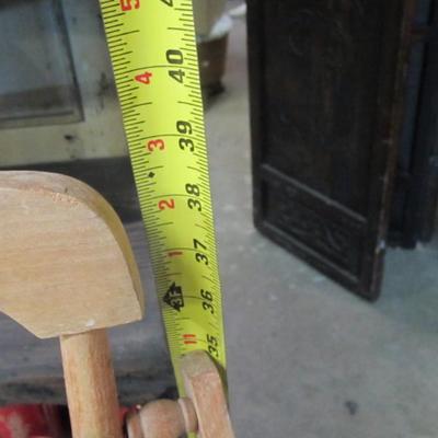 Vintage Wooden High Chair