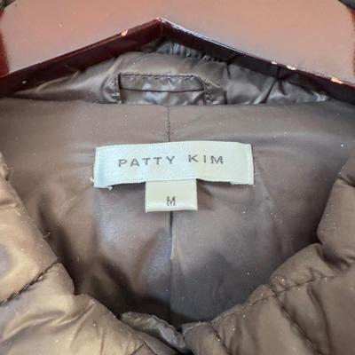 439 Ladies Black Quilted 3/4 Length Jacket by Patty Kim