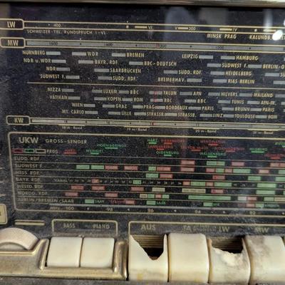 West Germany Schaub Lorenz Tube Radio Vintage