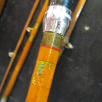 Bamboo Fishing Rod With Wooden Case