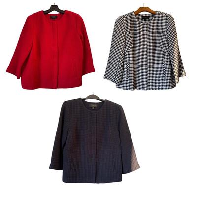 440 Set of 3 Talbots Ladies Jackets Size Small 8P-4