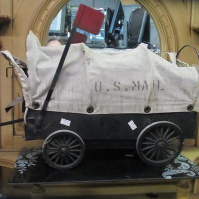 Vintage Metal/Canvas U.S. Mail Letter Box