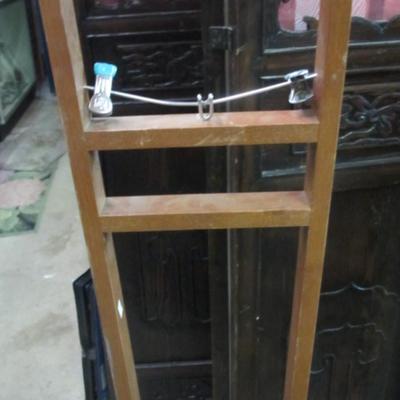 Vintage Wooden Clothes Rack