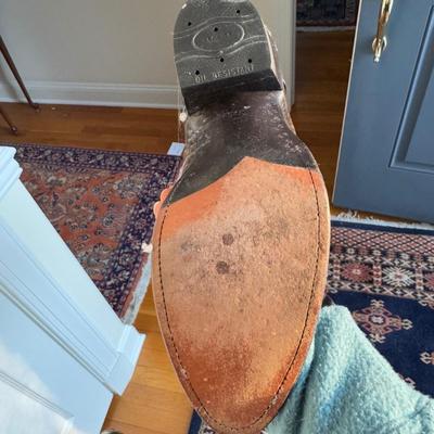 446 Pair of Vintage Leather Women's Cowboy Boots Size 8