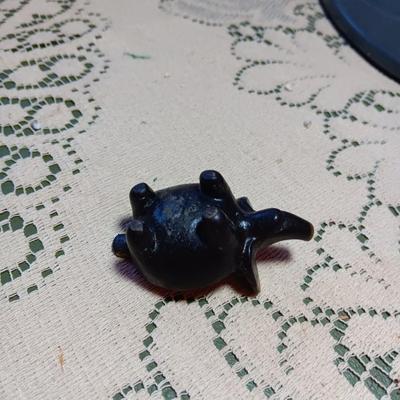 SUPER CUTE CAST IRON PIG AND CAT GUM HOLDER
