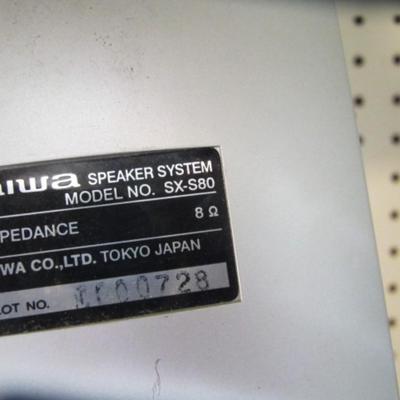 Samsung Aiwa Model SX-S80 Phillips Onkyo Model D-30Speakers